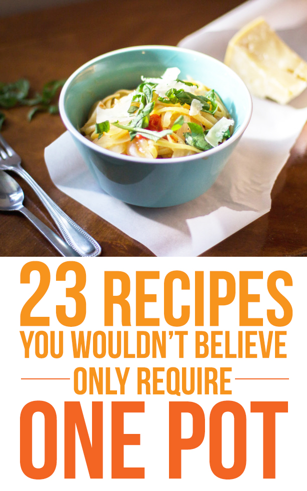 23 One Pot Recipes
