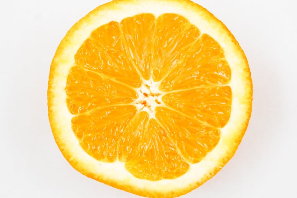 I started counting calories and it actually helped. 1 orange fruit vitamins healthy eating 52533