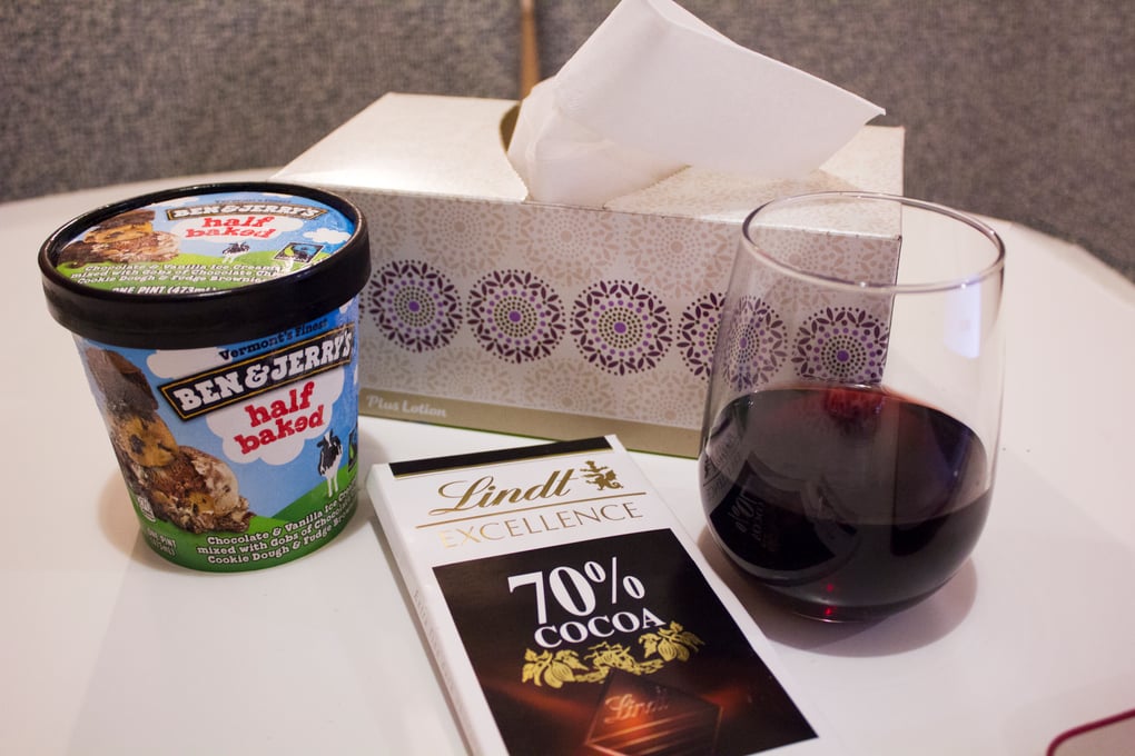 tissues icecream chocolate