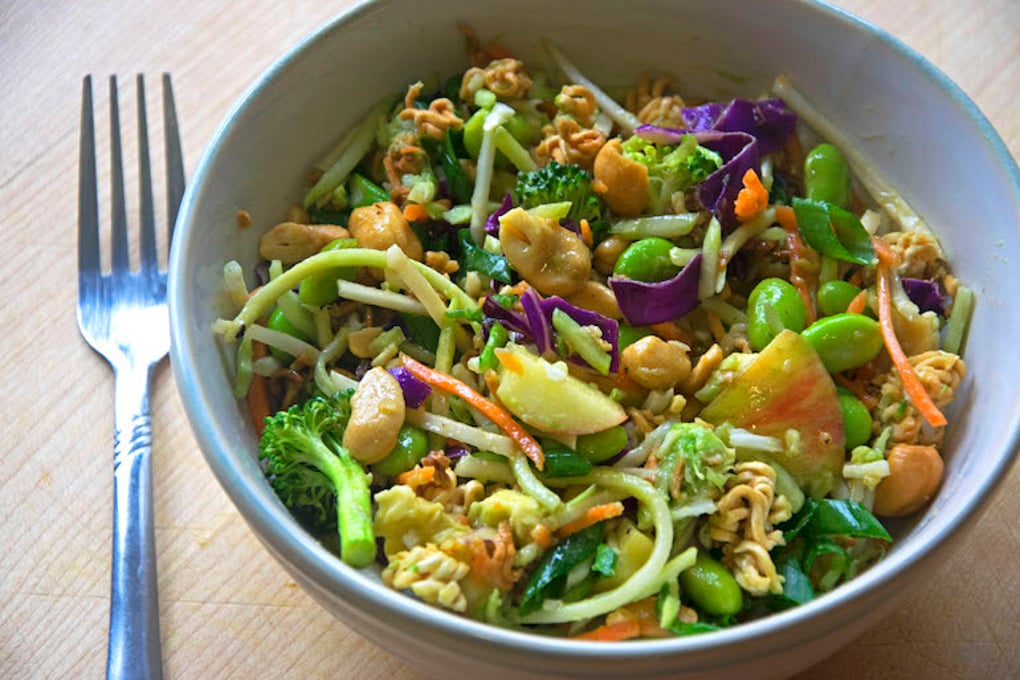 Ramen Salad Finished