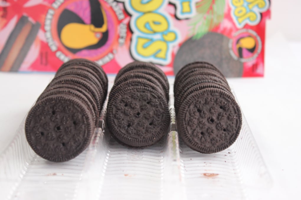 Baker Trader Joes Joe Joes Double Chocolate vegan