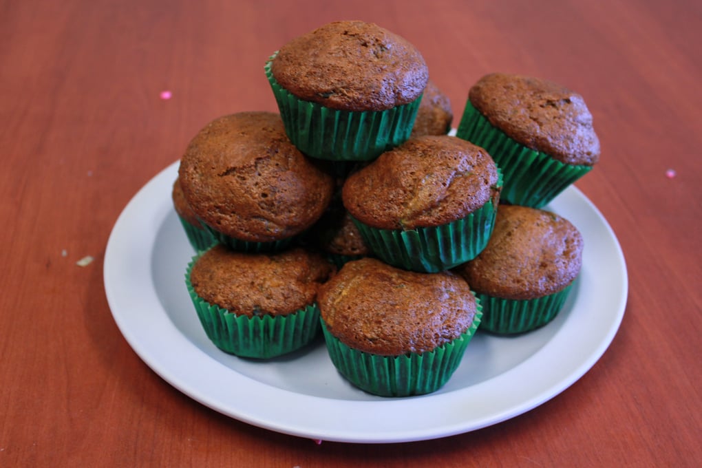 Zucchini Banana Muffins Featured