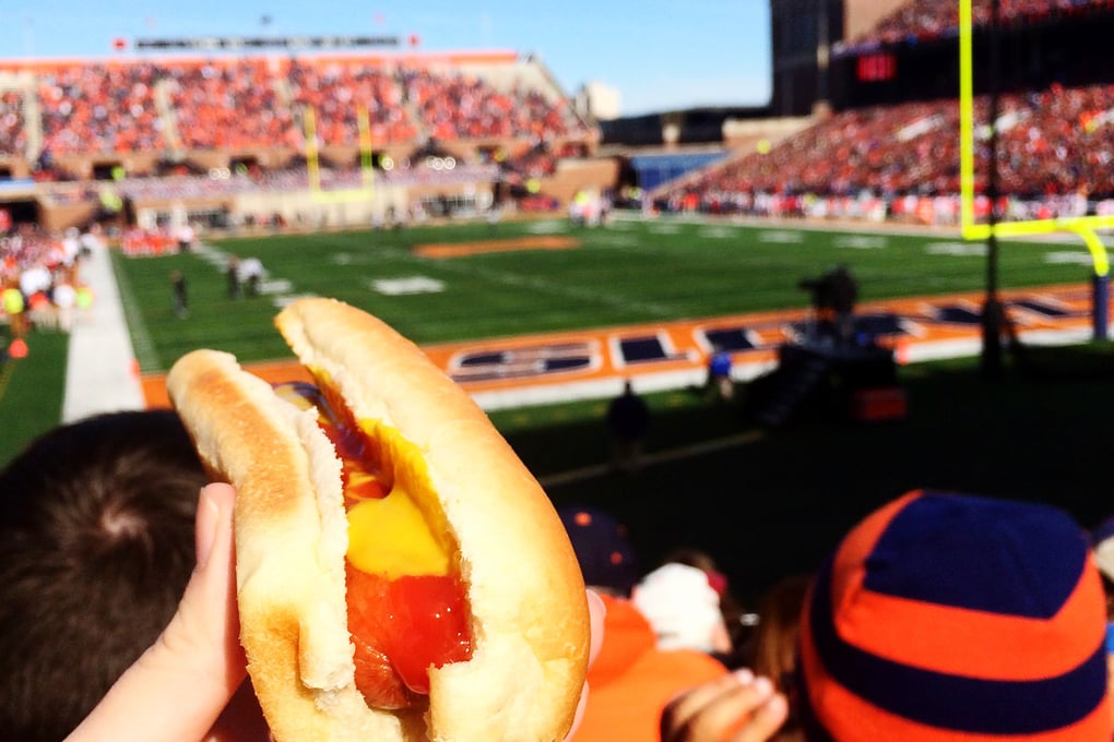 hot dog illini football