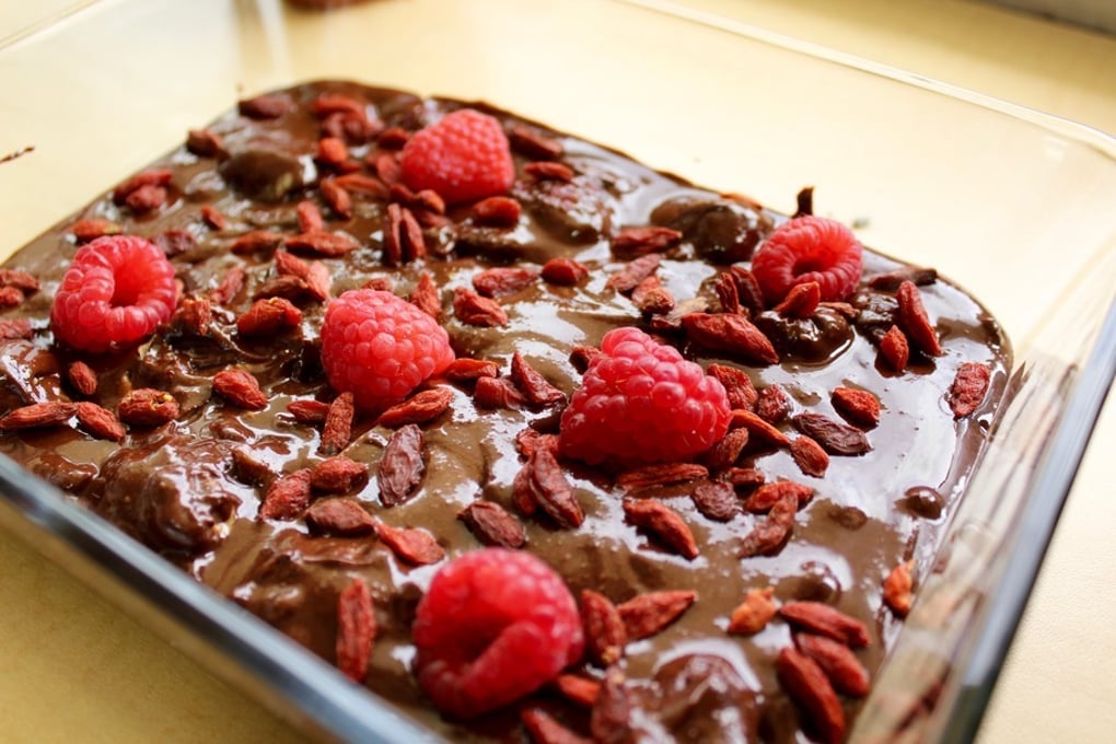healthy choco pb fudge