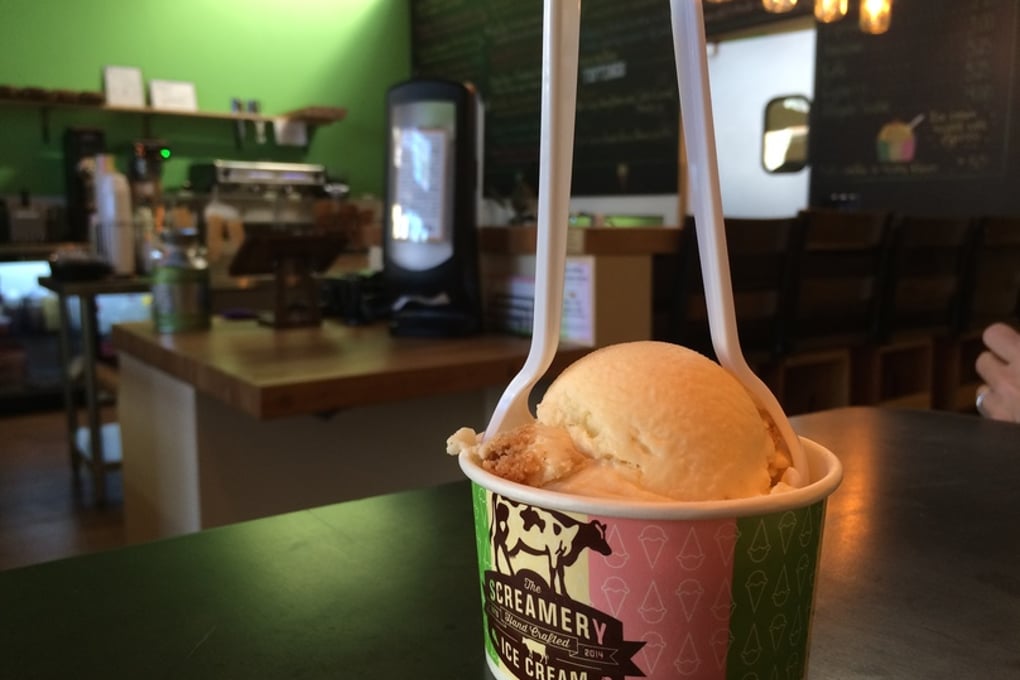 Spoon u of a ice cream
