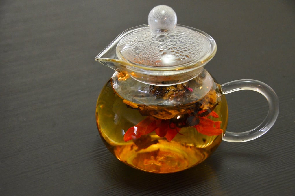 tea pot glass