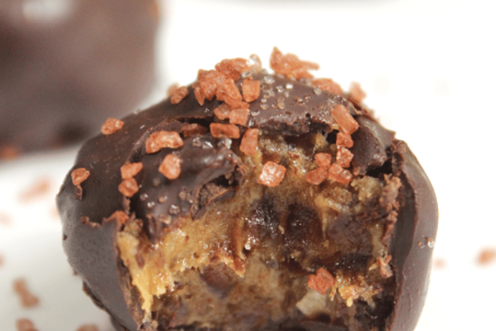 Salted Caramel Date Truffles KatherineBaker