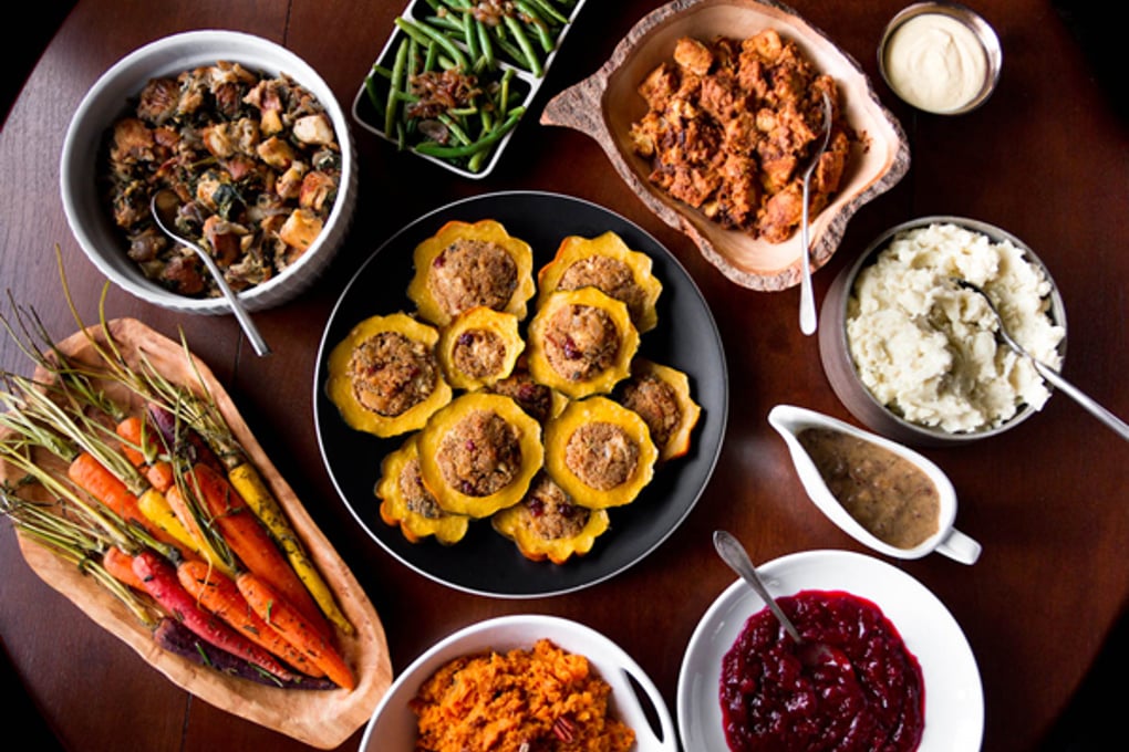 a vegetarian thanksgiving menu