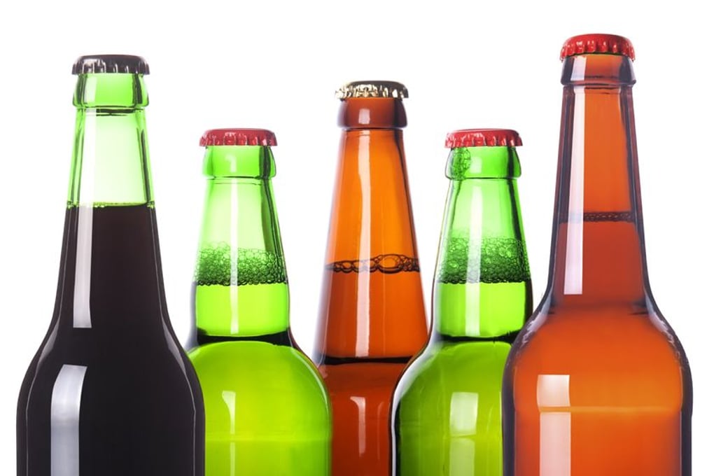 color beer bottles
