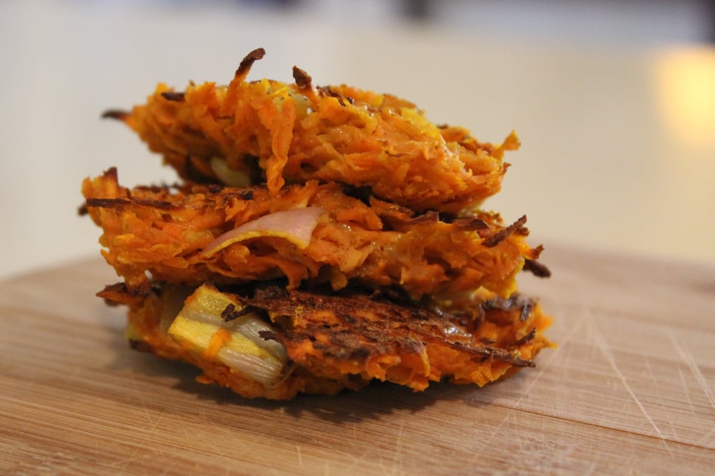 Baker SweetPotatoLatkahs DONE