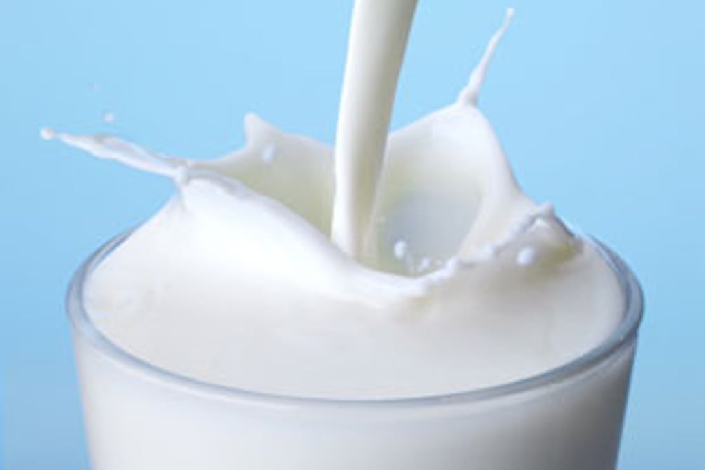 pouring milk