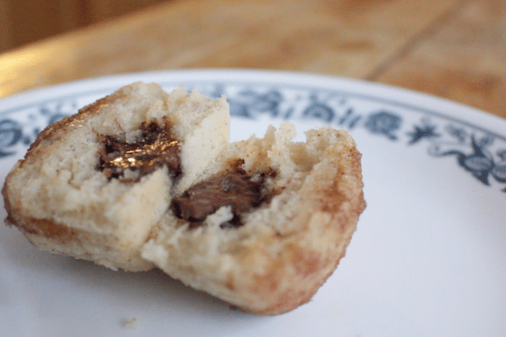 Nutella Stuffed Muffins