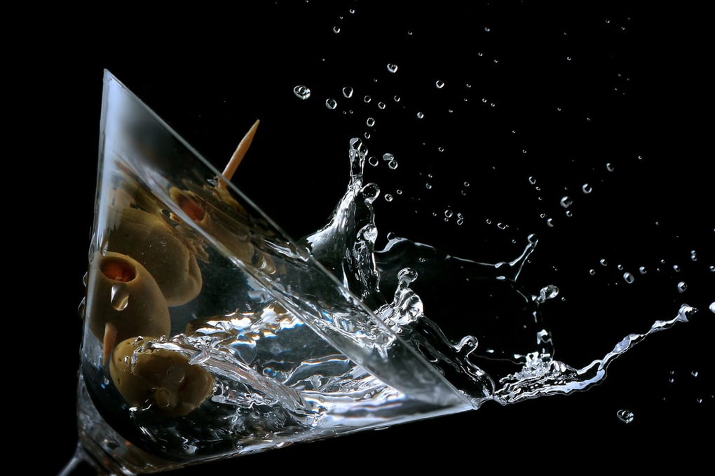 Martini Cocktail Splash