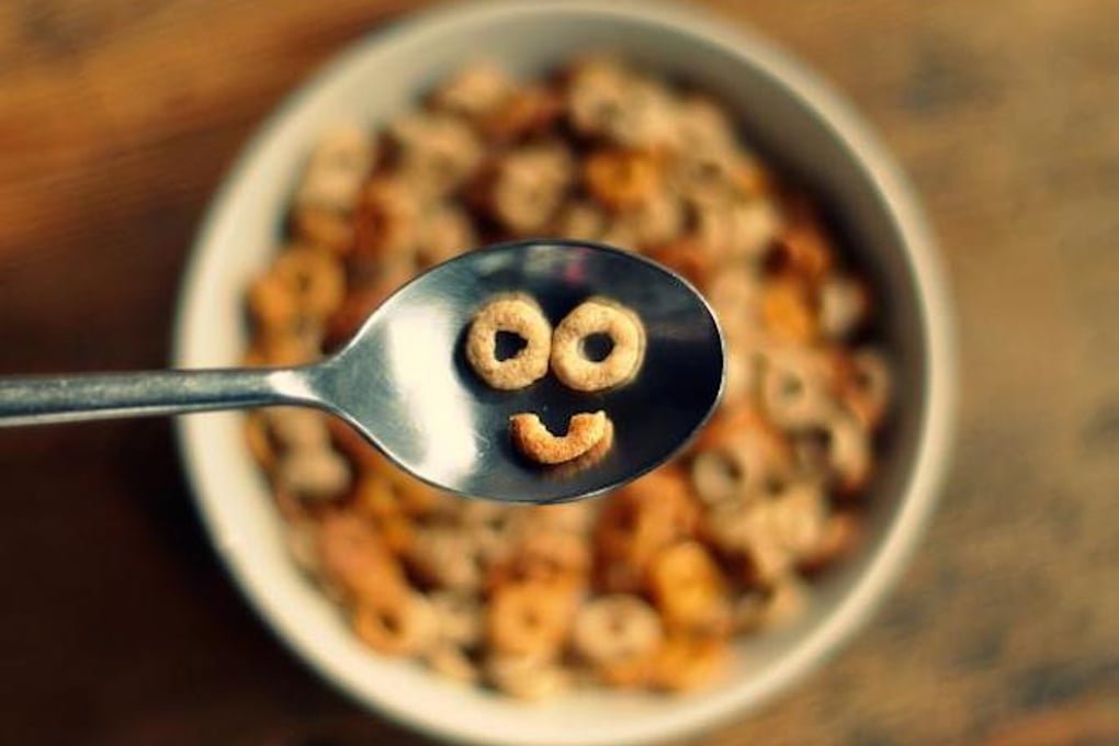 cereal bowl smiley face