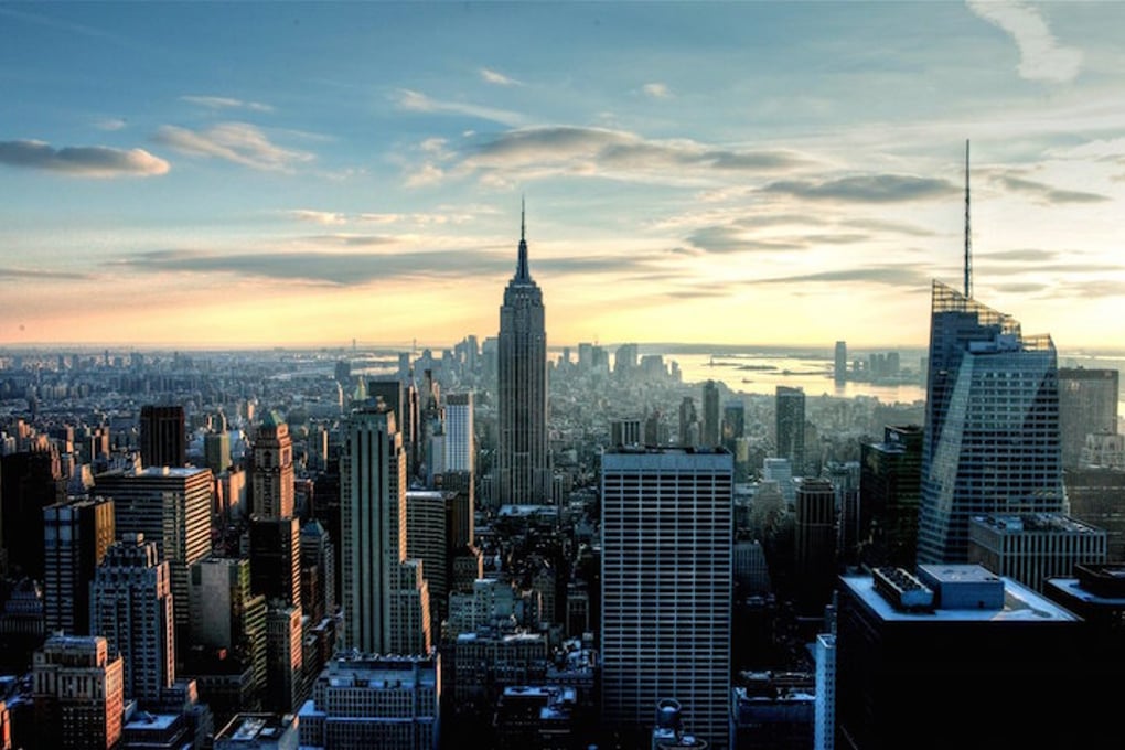 early morning new york city skyline empire state 1920x1200 55 wide