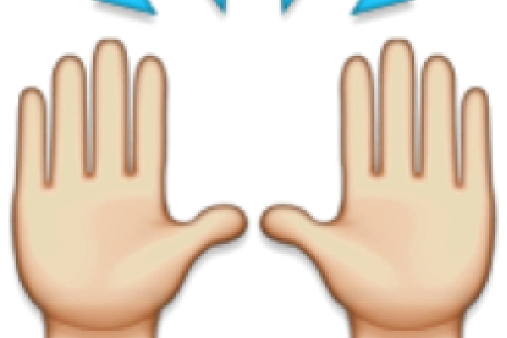 praise hand emoji