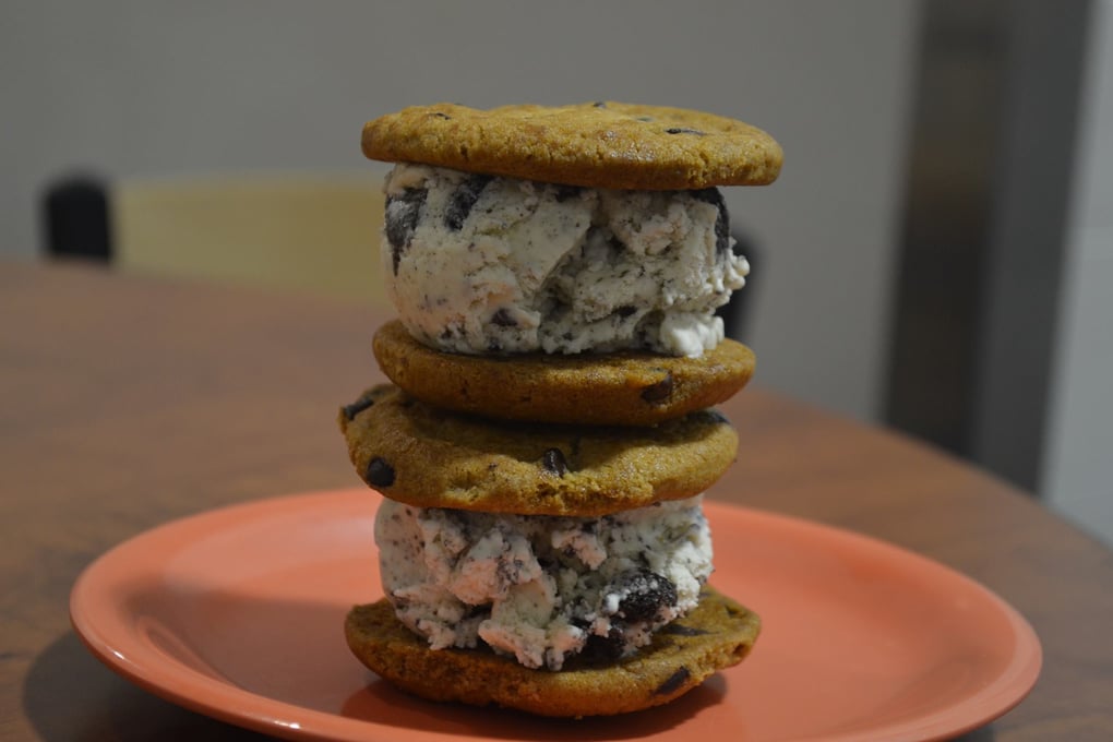 ice cream sandwich stack