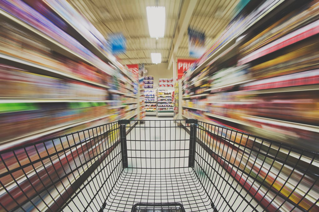 grocery cart art large