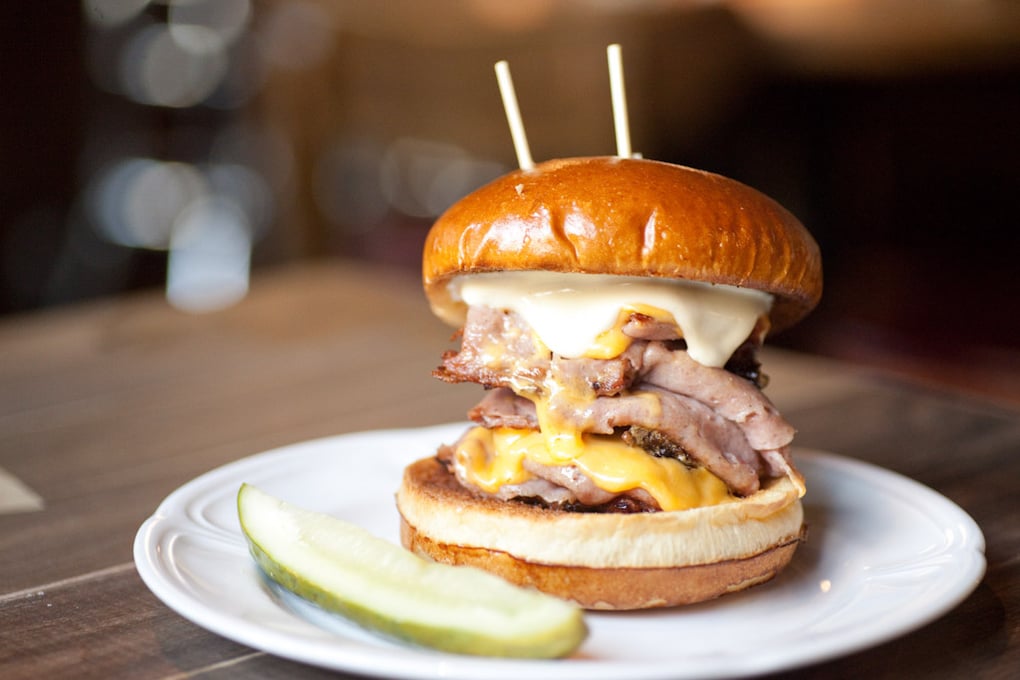 Breakfast burger