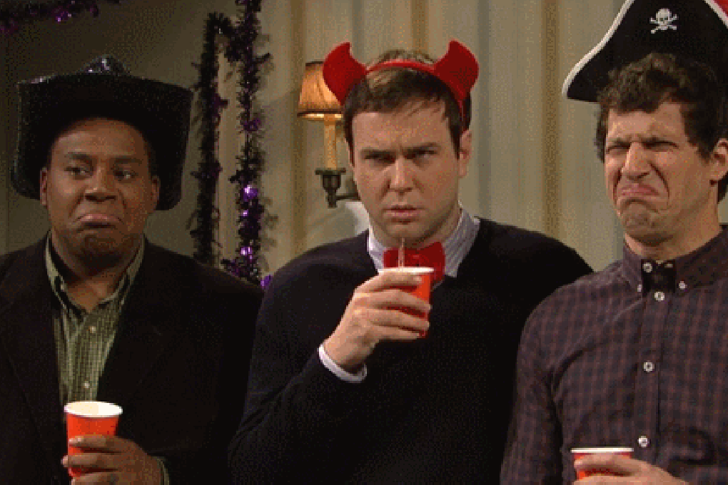 snl halloween gif