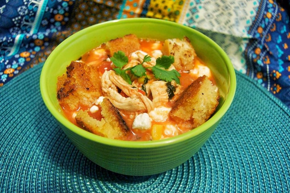 Southwestern Chicken Tomato Soup e1446508332358