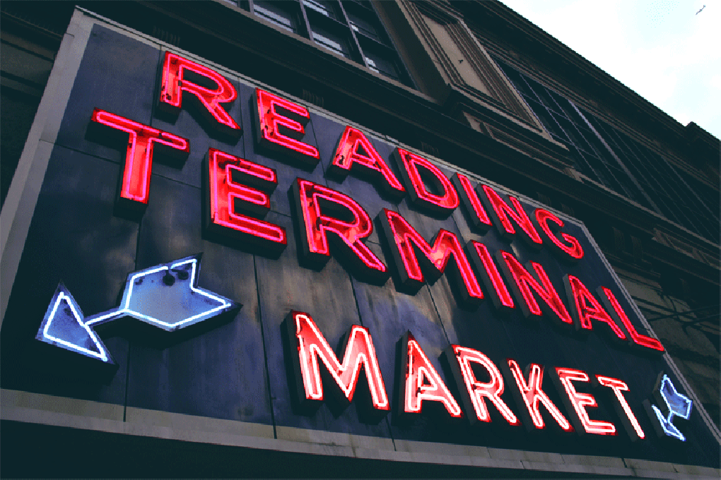 Reading Terminal Market Neon Sign Philadelphia