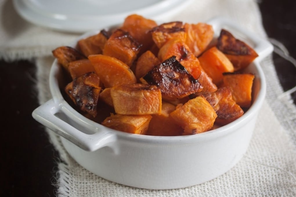 maple roasted sweet potatoes Allyson Kramer1 700x811 2