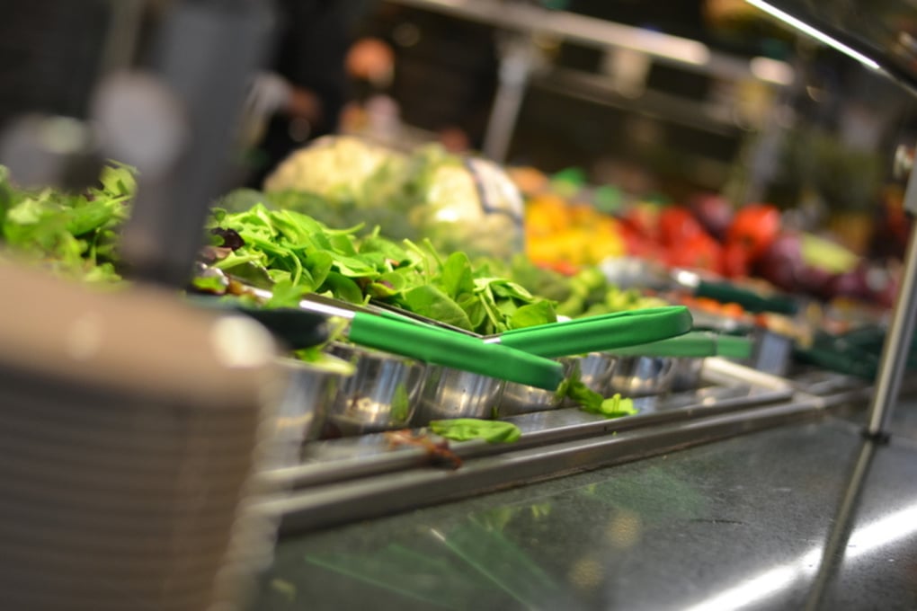 lettuce at salad bar by caryssa lim