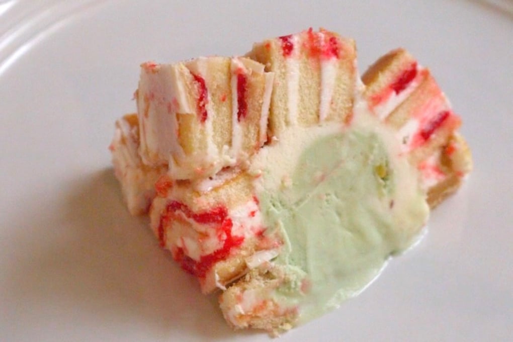 swiss roll bombe cake2