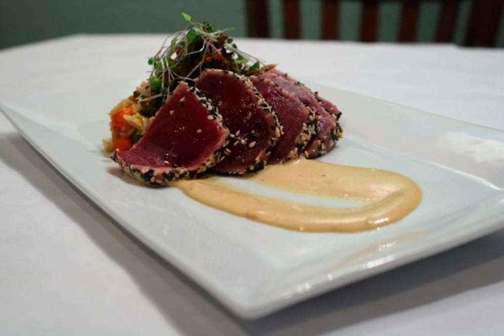 Photo of Sesame Crusted Yellowfin Tuna from Cypress Restaurant e1455143628866