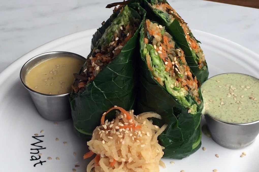 Daikon Collard Green Wraps Cafe Gratitude