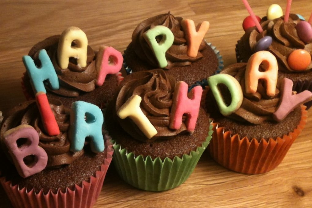 happy birthday cupcakes