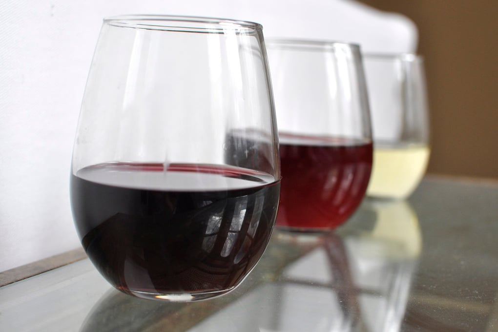 glasses wine