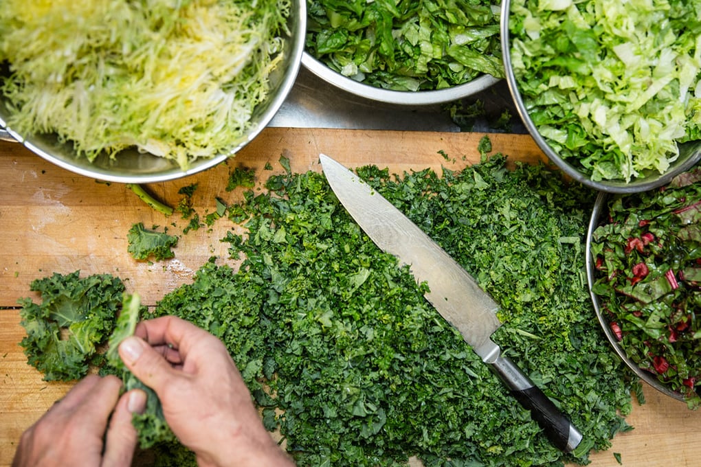 vinaigrette lettuces