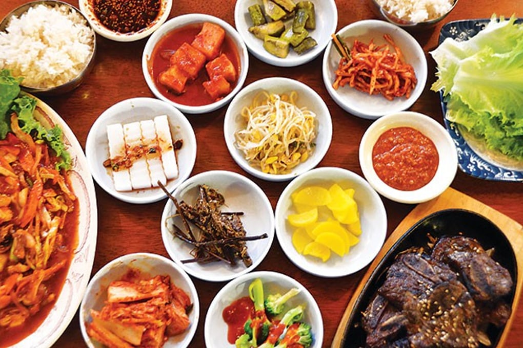 korean food spread