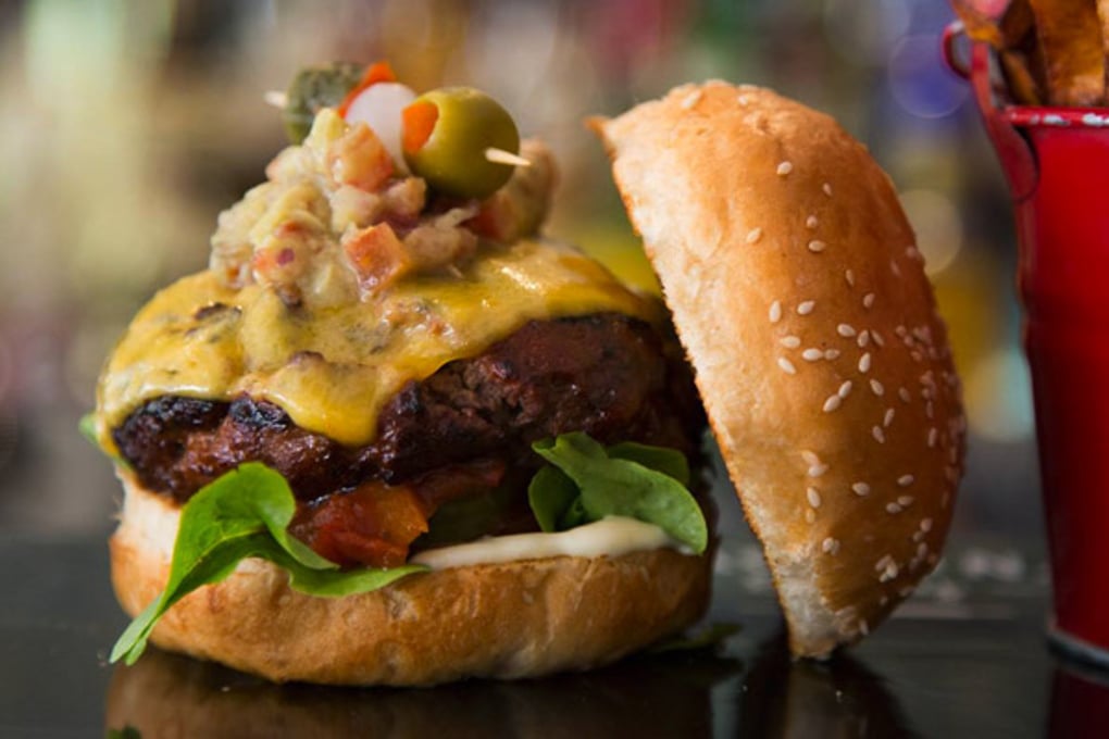 ostrich burger engruna eatery