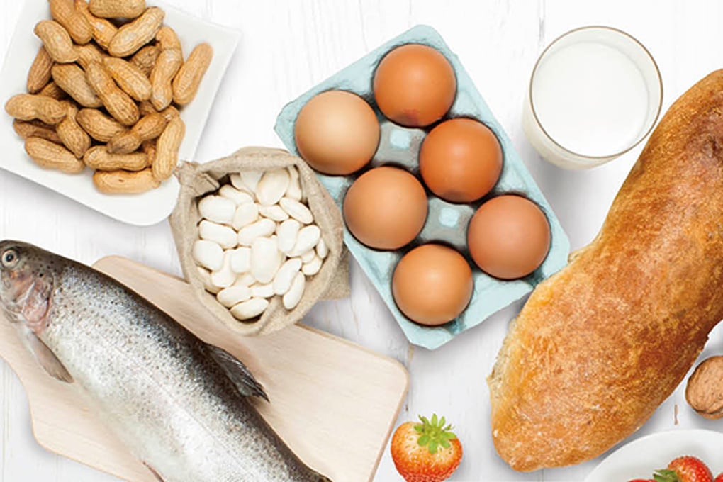 label reading food allergens