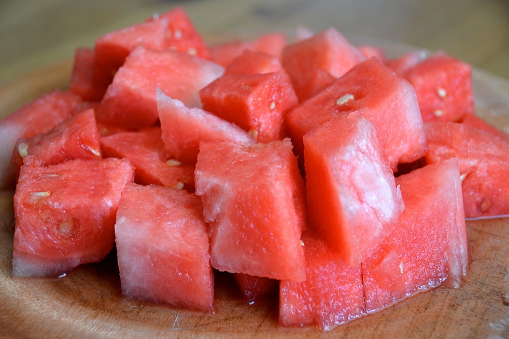 cubed watermelon