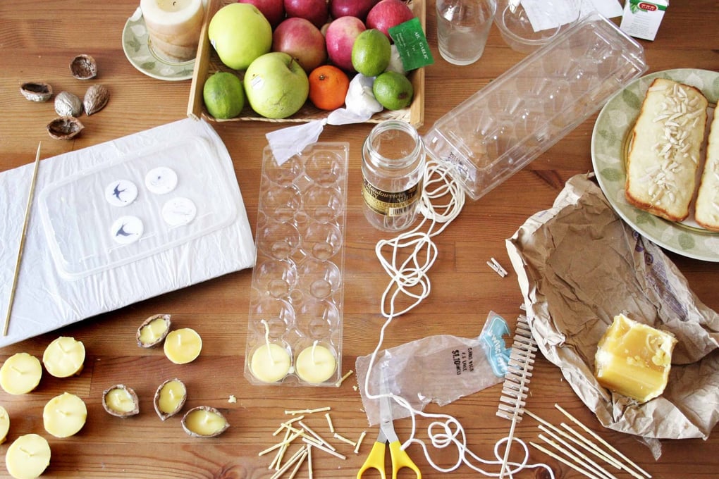 messy kitchen table