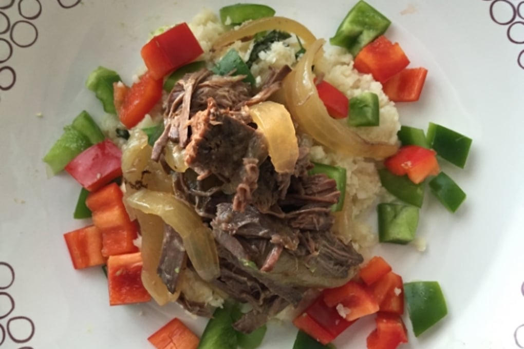 pulled beef onion salad