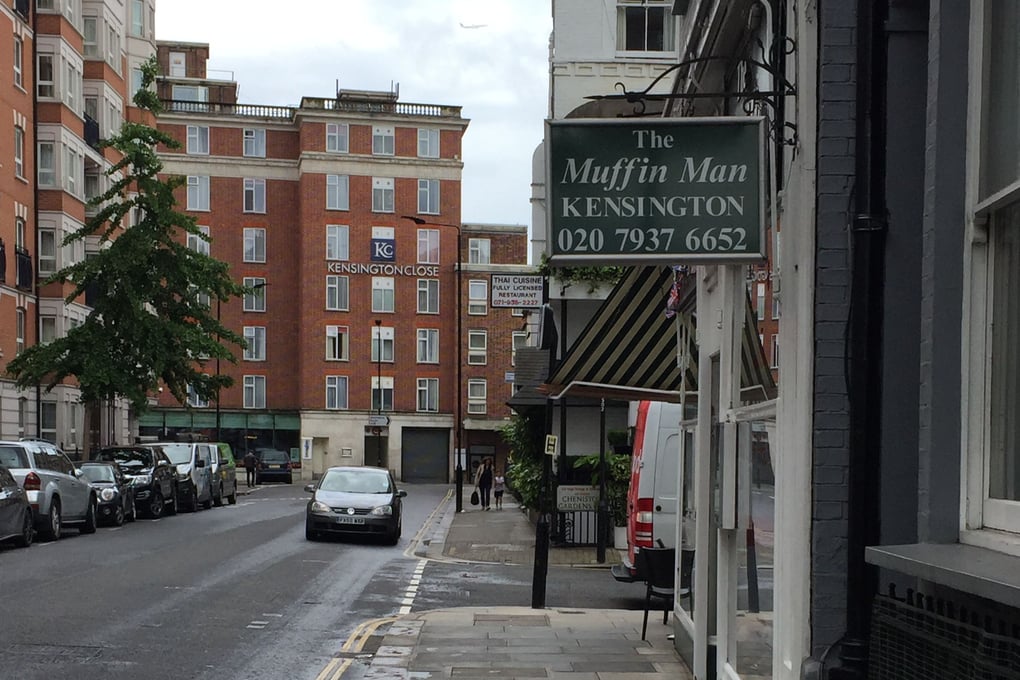 Muffin man sign