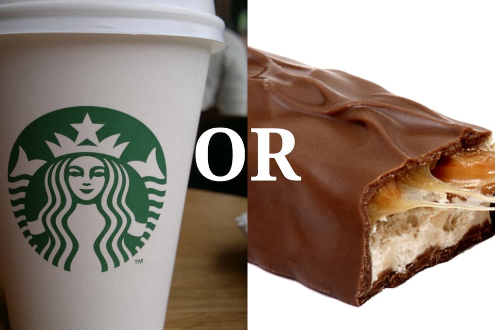 Starbucks v. Snickers 1