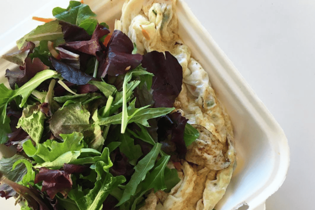 Omelette with Lettuce
