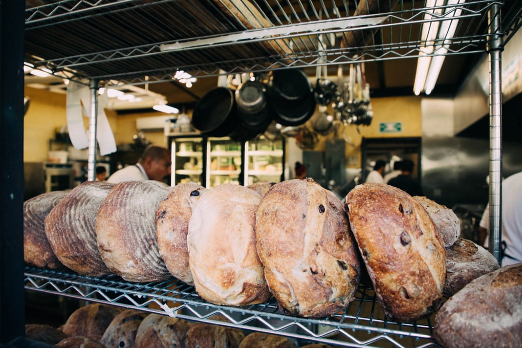 bread on rack