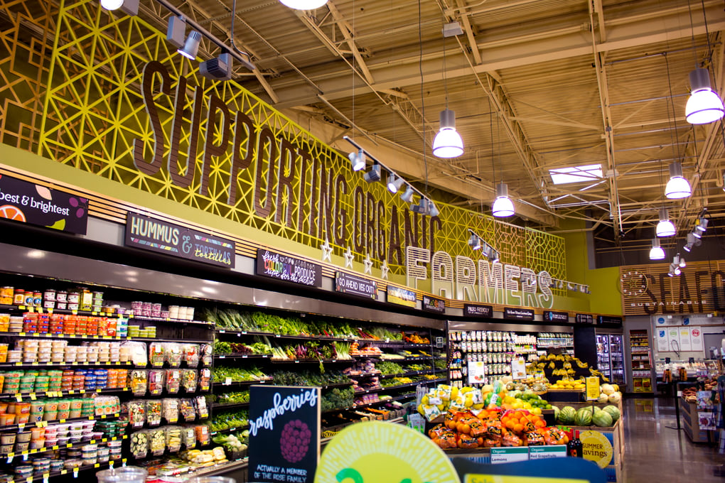 supporting organic farmers sign