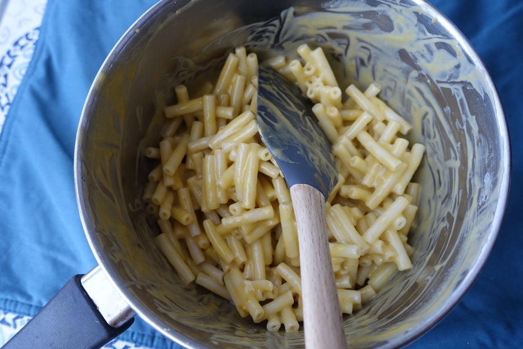 in the pot