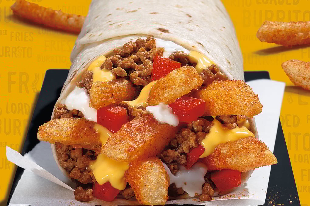 Loaded Fries Burrito 1