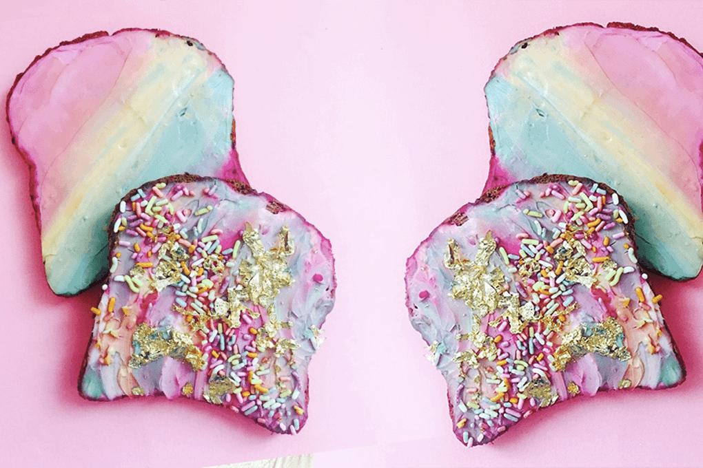 mermaid butter toast
