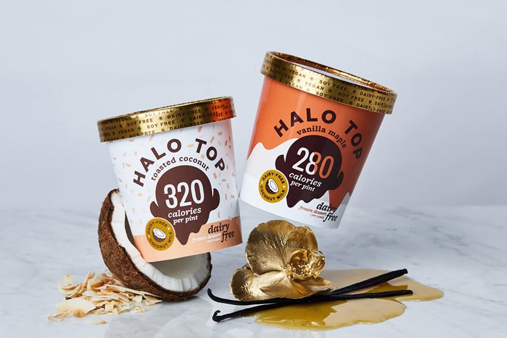 halo top dairy free vanilla maple toasted coconut