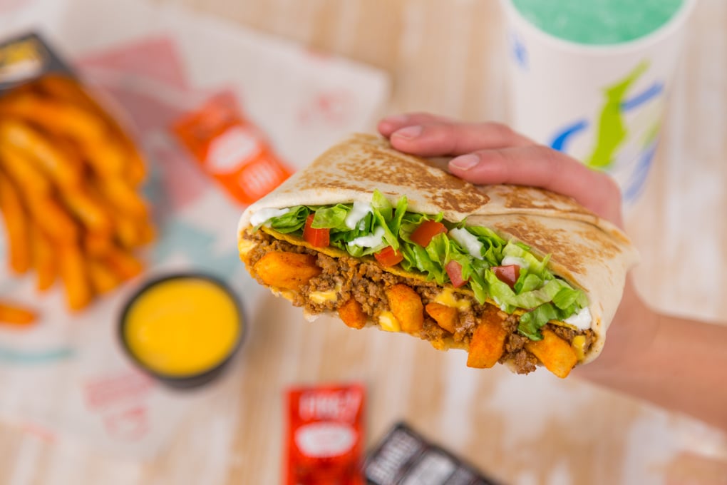 Taco Bell Crunchwrap and Nacho Fries